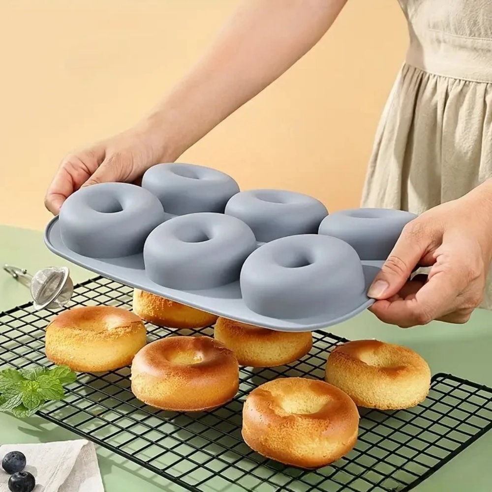 6홀 베이킹 몰드 식품 등급 실리콘 논스틱 도넛 몰드  - Donut Mold Silicone 리뷰 및 가격