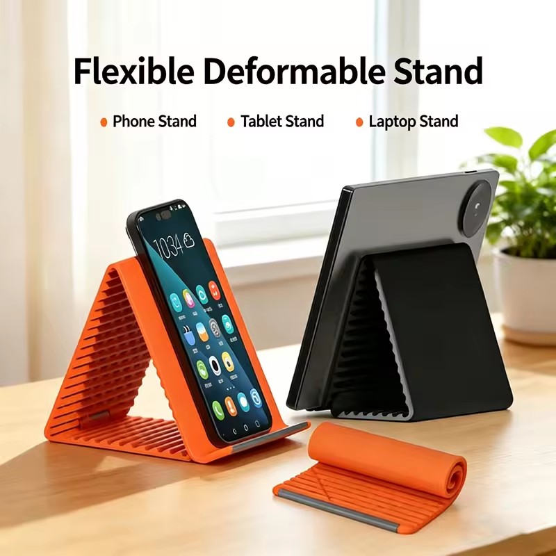 휴대용 실리콘 휴대폰 홀더, 자유롭게 구부려 어떤 모양 - Taco Stand Holder 리뷰 및 가격