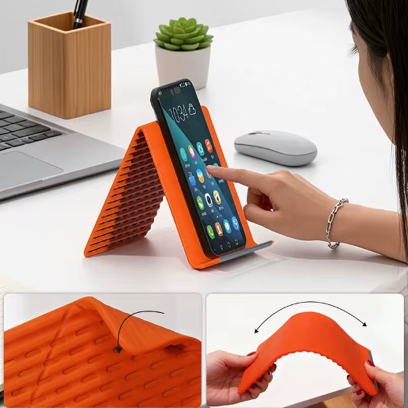 휴대용 실리콘 휴대폰 홀더, 자유롭게 구부려 어떤 모양 - Taco Stand Holder 리뷰 및 가격