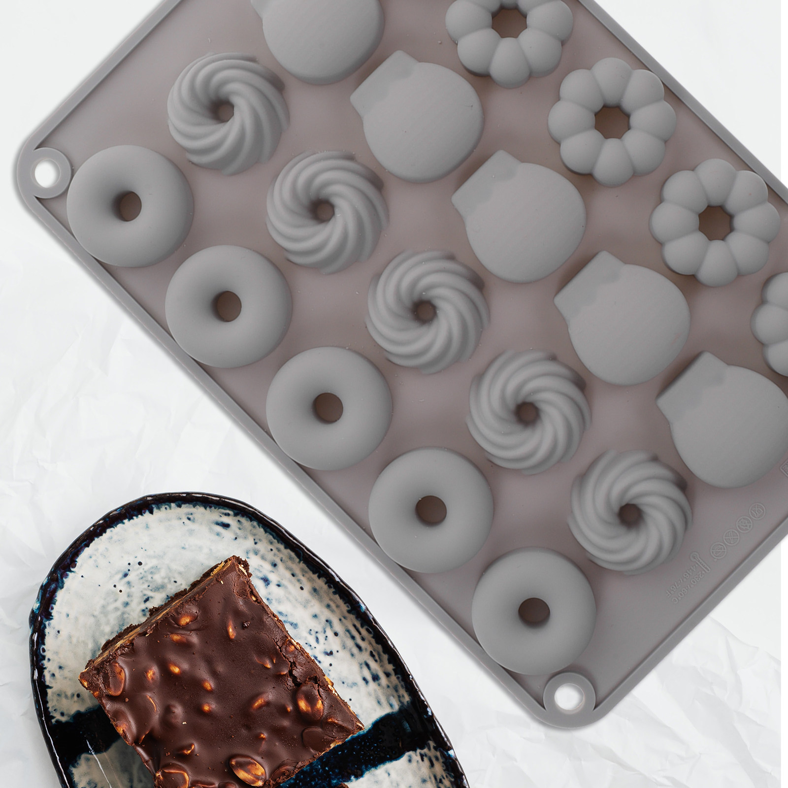 미니 실리콘 도넛 몰드 프리미엄 논스틱 내열성 캔디 초 - Donut Mold Silicone 리뷰 및 가격