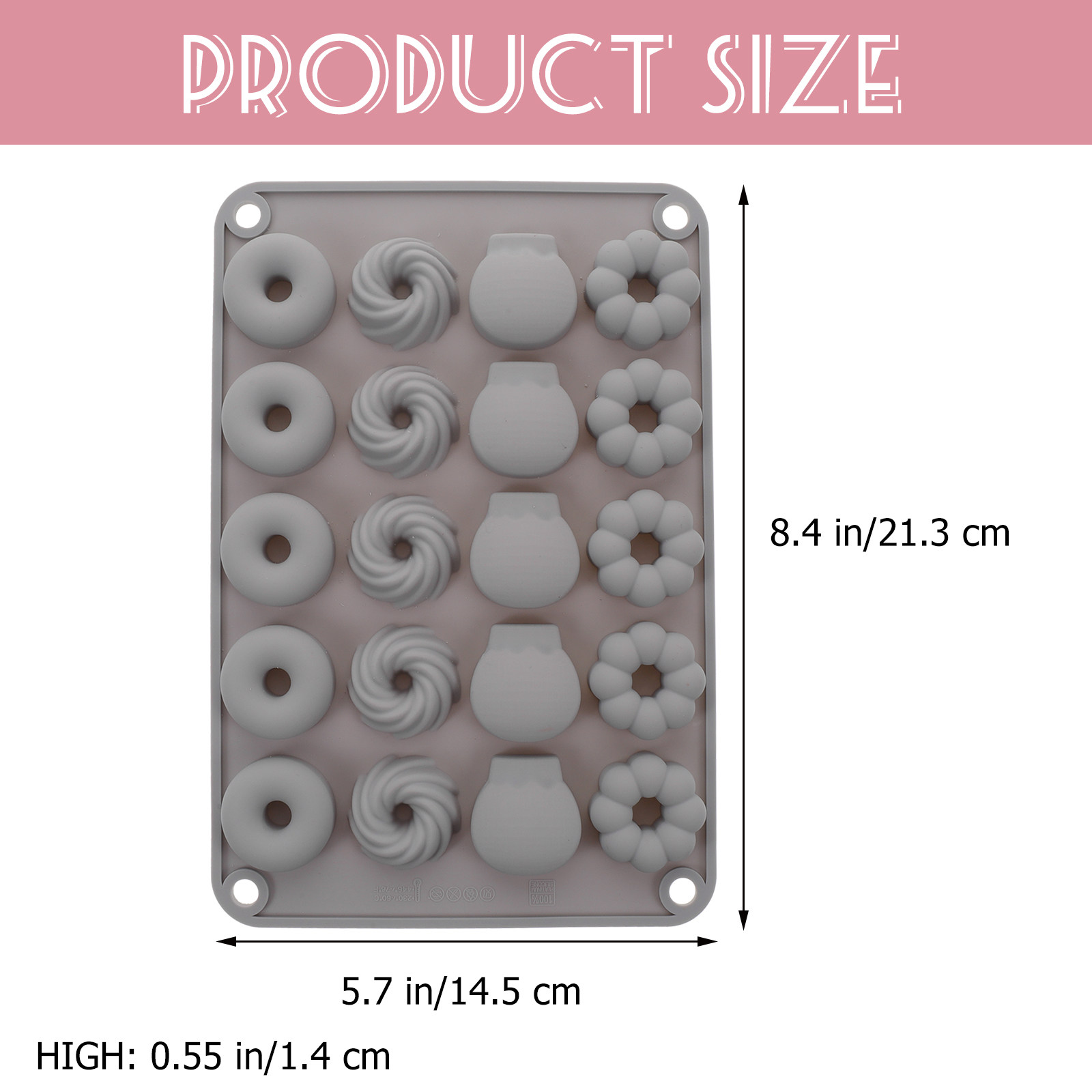 미니 실리콘 도넛 몰드 프리미엄 논스틱 내열성 캔디 초 - Donut Mold Silicone 리뷰 및 가격